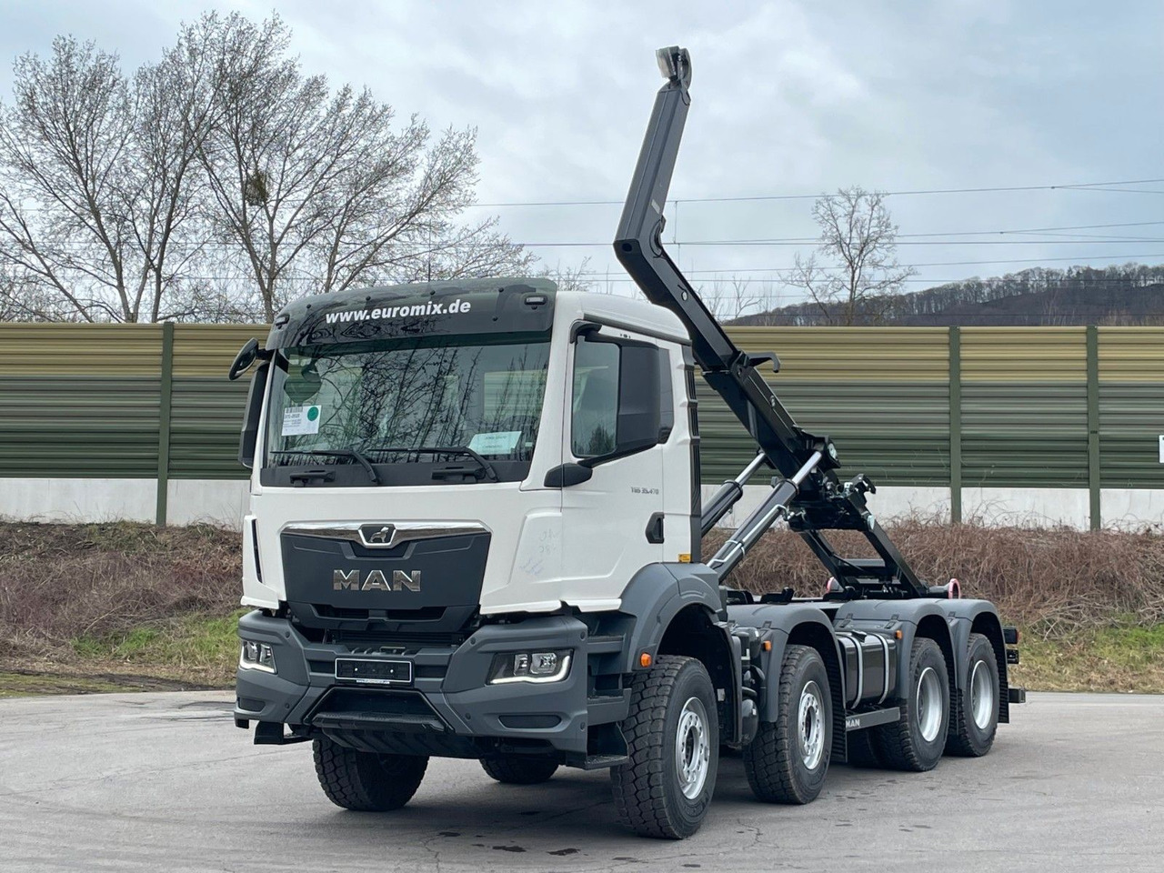 MAN TGS 35.480 8x4 Euro6e Hiab MultLift Abrollkipper - Camion ampliroll, Camion grue: photos 2 MAN TGS 35.480 8x4 Euro6e Hiab MultLift Abrollkipper - Camion ampliroll, Camion grue: photos 2