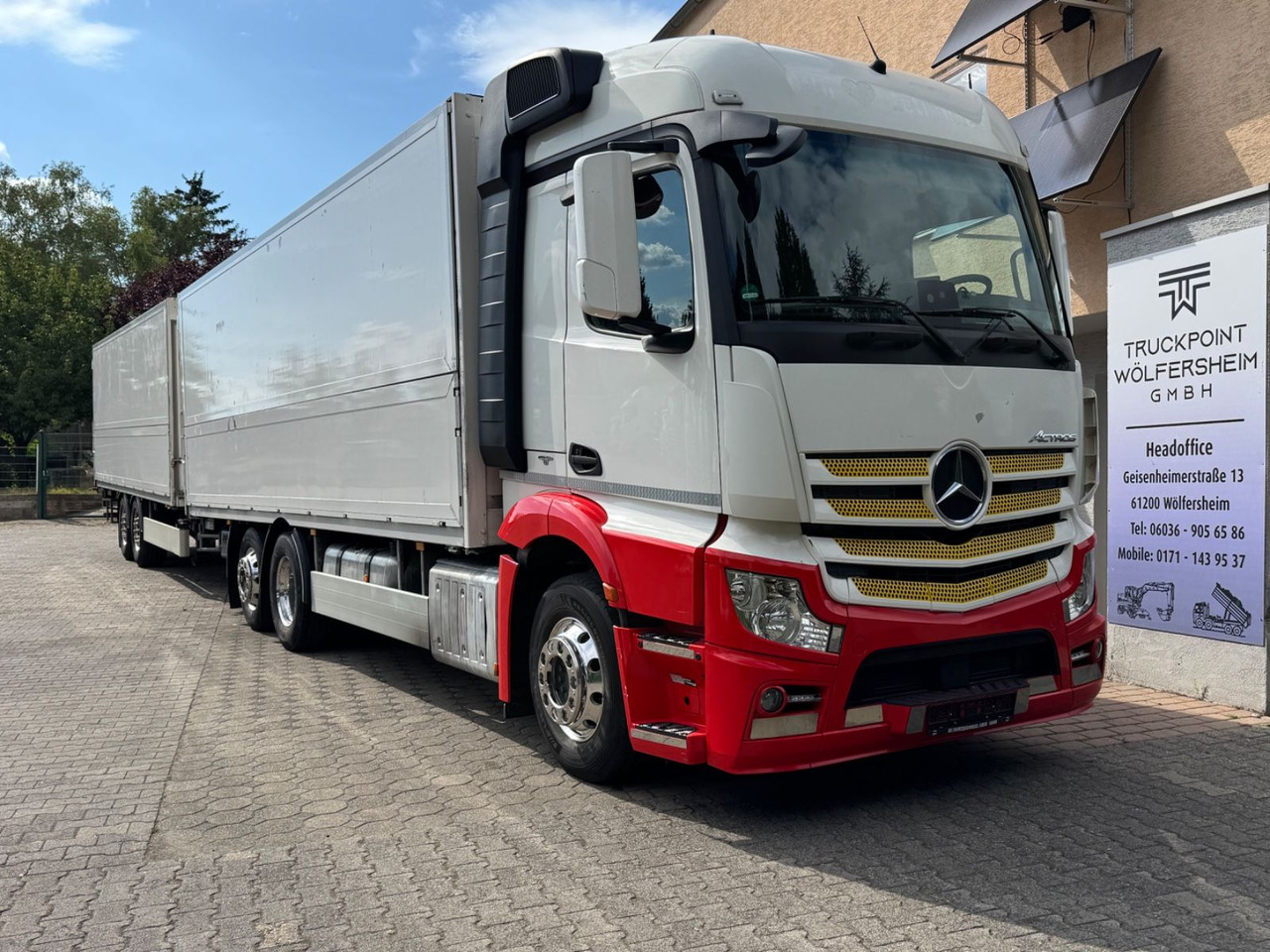 Mercedes-Benz Actros 2545/2xLBW/Klima/Kamera/kpl.Zug - Camion pour le transport de boissons: photos 1 Mercedes-Benz Actros 2545/2xLBW/Klima/Kamera/kpl.Zug - Camion pour le transport de boissons: photos 1