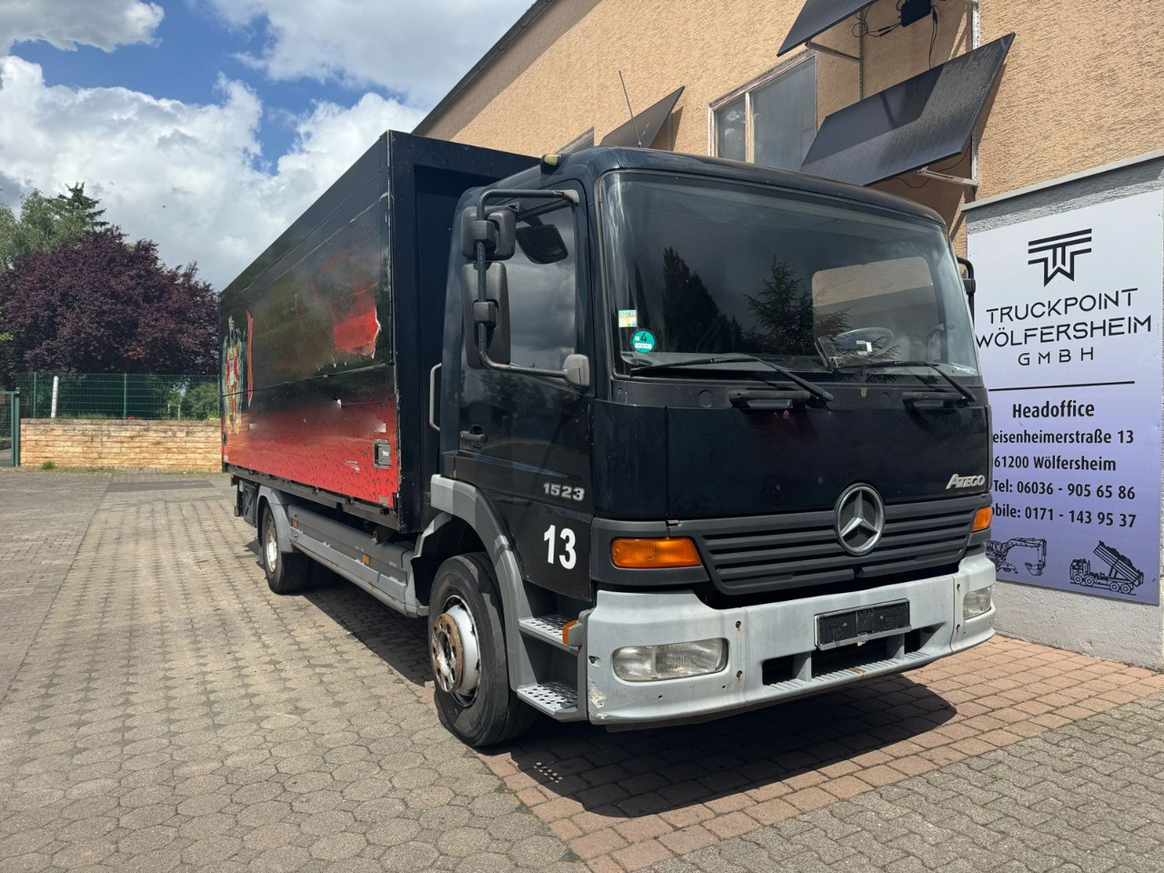 Mercedes-Benz Atego1523/B-L/LBW/AHK/aus.1Hand - Camion pour le transport de boissons: photos 1 Mercedes-Benz Atego1523/B-L/LBW/AHK/aus.1Hand - Camion pour le transport de boissons: photos 1