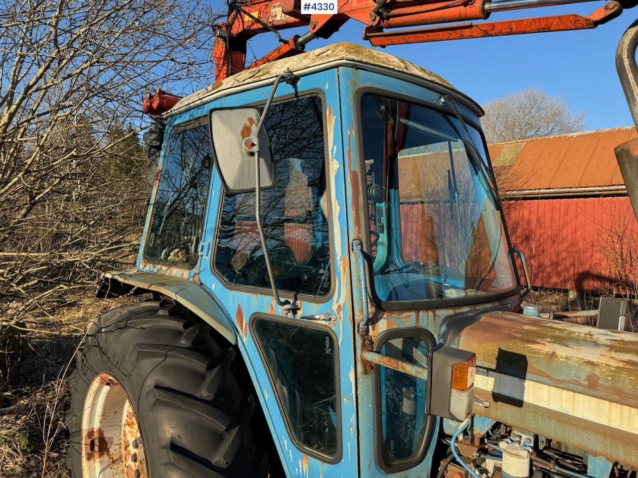 Tracteur agricole 1981 Ford 6610 m/ FMV tømmerkran og tvillinghjul: photos 8