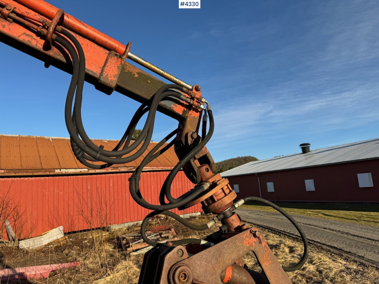 Tracteur agricole 1981 Ford 6610 m/ FMV tømmerkran og tvillinghjul: photos 13