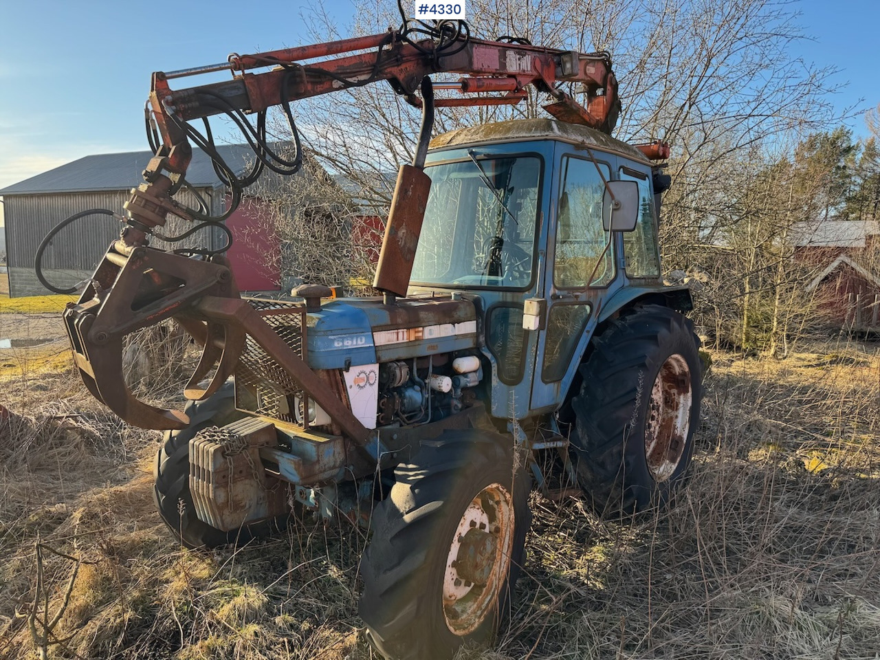 1981 Ford 6610 m/ FMV tømmerkran og tvillinghjul - Tracteur agricole: photos 2 1981 Ford 6610 m/ FMV tømmerkran og tvillinghjul - Tracteur agricole: photos 2