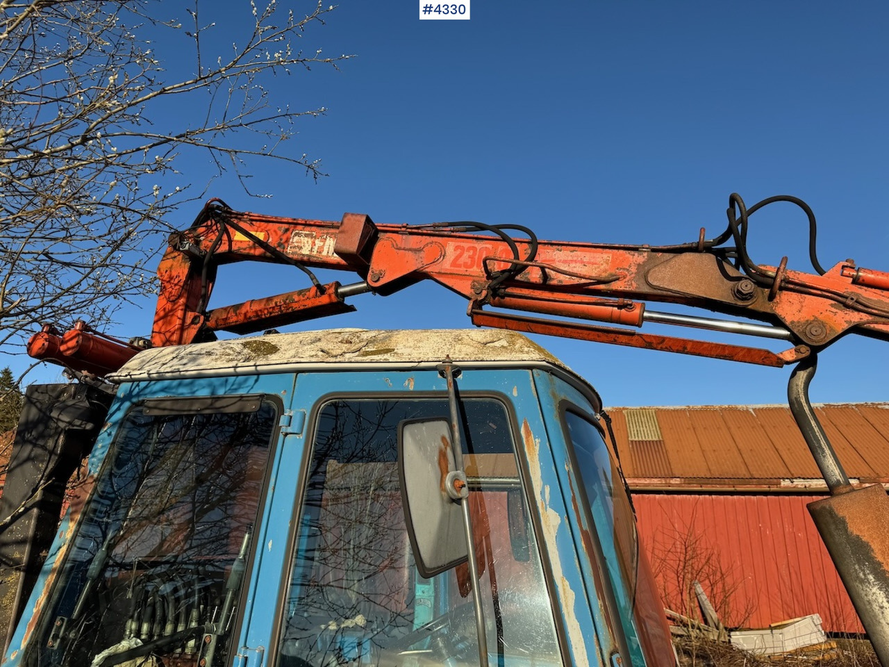 Tracteur agricole 1981 Ford 6610 m/ FMV tømmerkran og tvillinghjul: photos 10