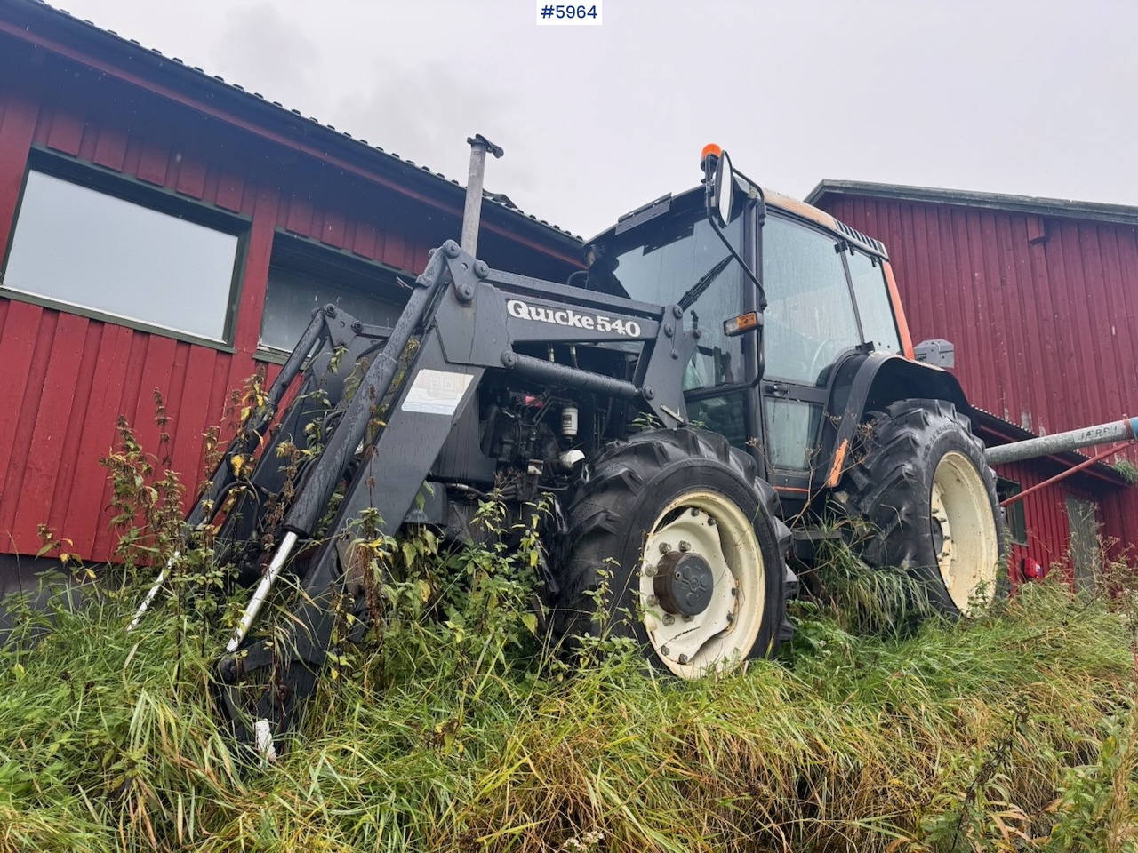 1991 Valmet 6100 Turbo with front loader and bucket - Tracteur agricole: photos 4 1991 Valmet 6100 Turbo with front loader and bucket - Tracteur agricole: photos 4