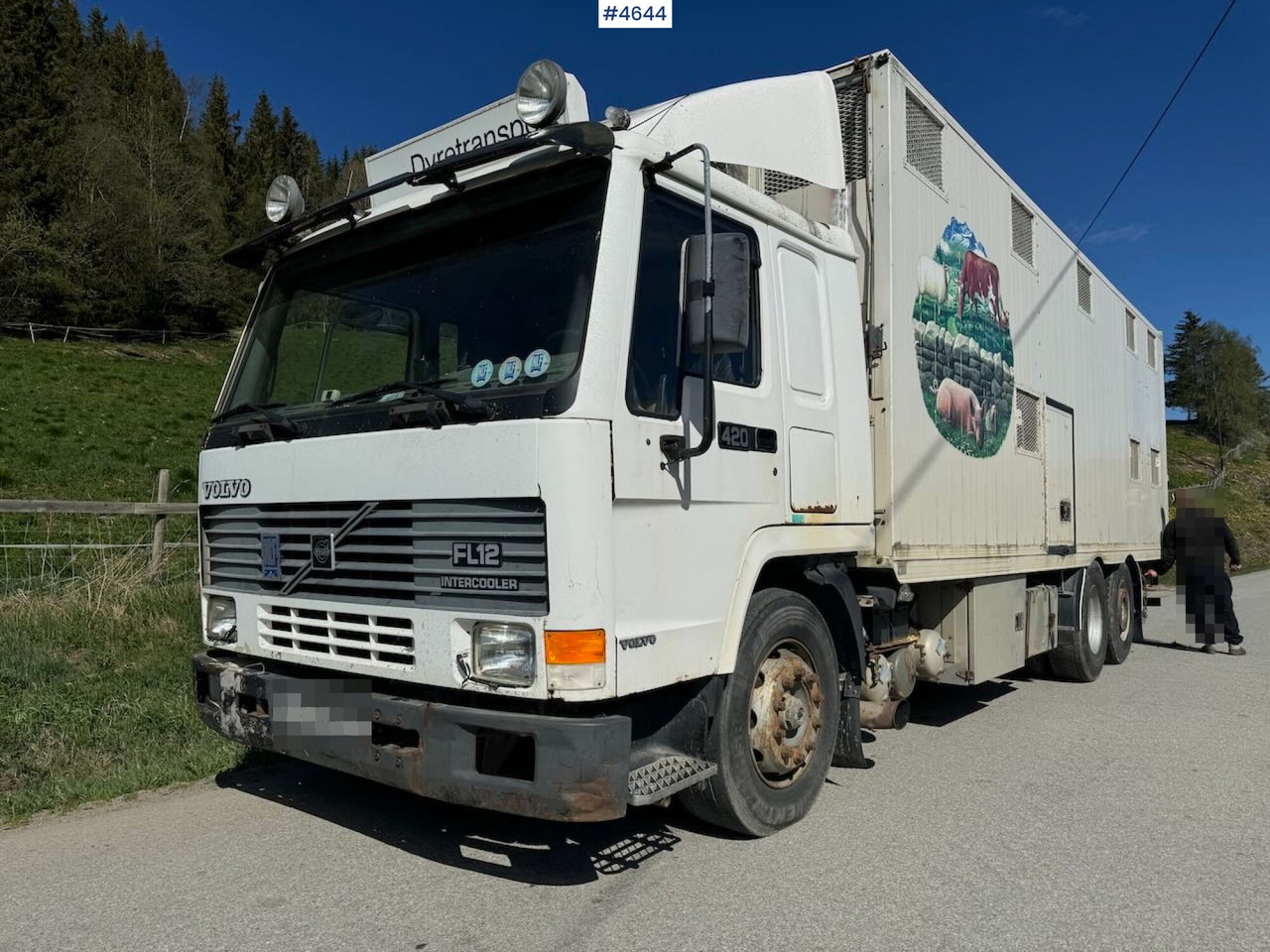 1997 Volvo FL12 6x2 Dyretransportbil - Camion bétaillère: photos 3 1997 Volvo FL12 6x2 Dyretransportbil - Camion bétaillère: photos 3