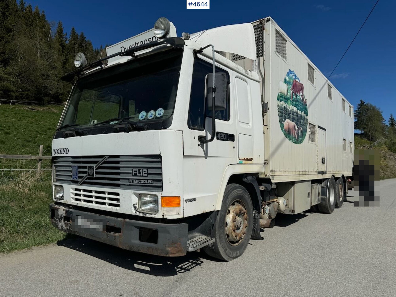 1997 Volvo FL12 6x2 Dyretransportbil - Camion bétaillère: photos 2 1997 Volvo FL12 6x2 Dyretransportbil - Camion bétaillère: photos 2