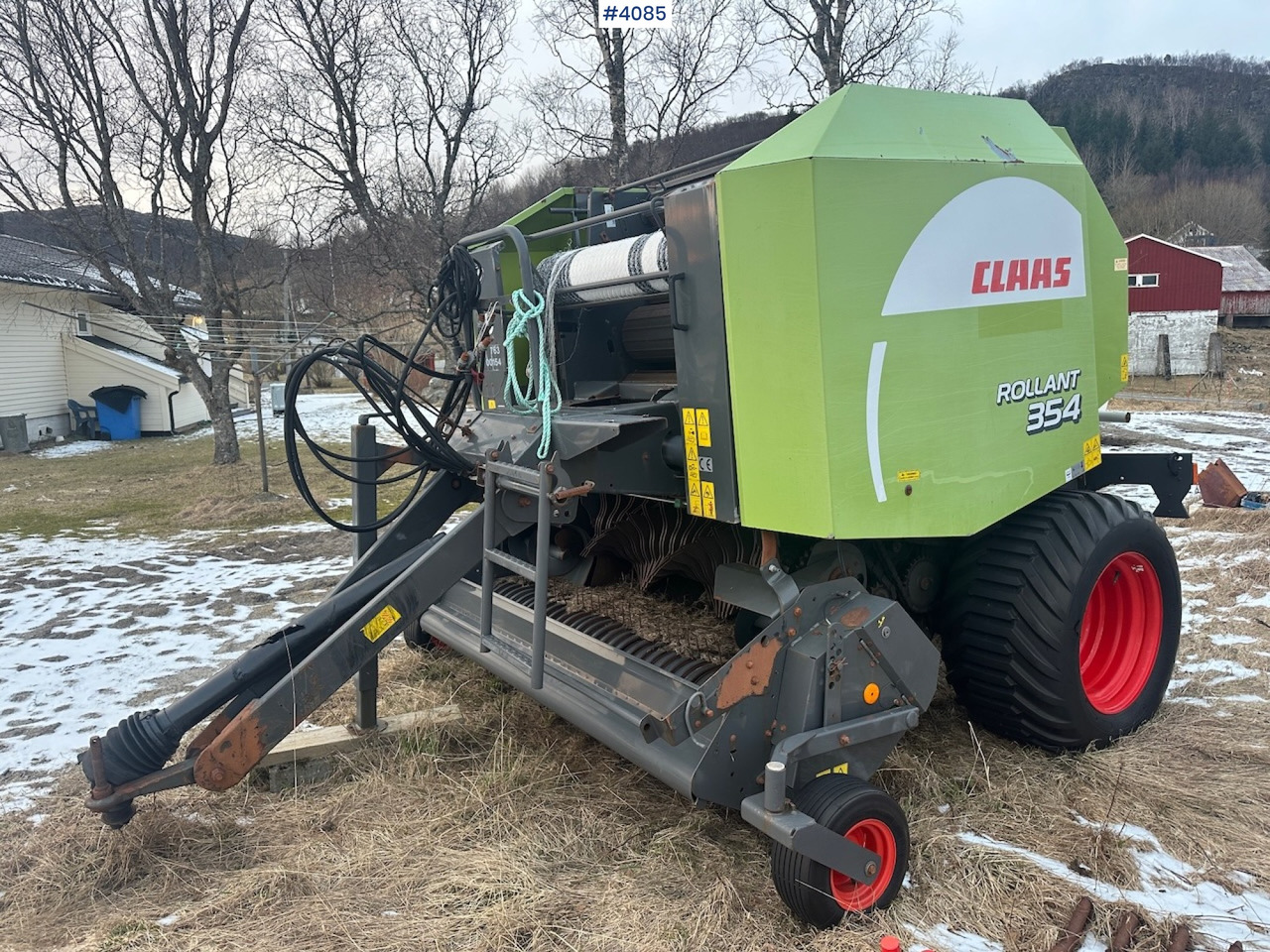2008 Claas Rollant 354 Rotocut round baler. small repair object - Matériel de fenaison: photos 4 2008 Claas Rollant 354 Rotocut round baler. small repair object - Matériel de fenaison: photos 4