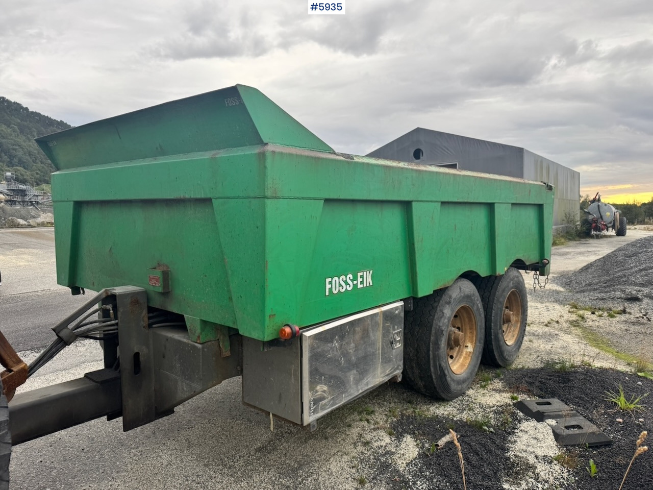 2011 Foss Eik Dumper Trailer. - Benne agricole: photos 1 2011 Foss Eik Dumper Trailer. - Benne agricole: photos 1