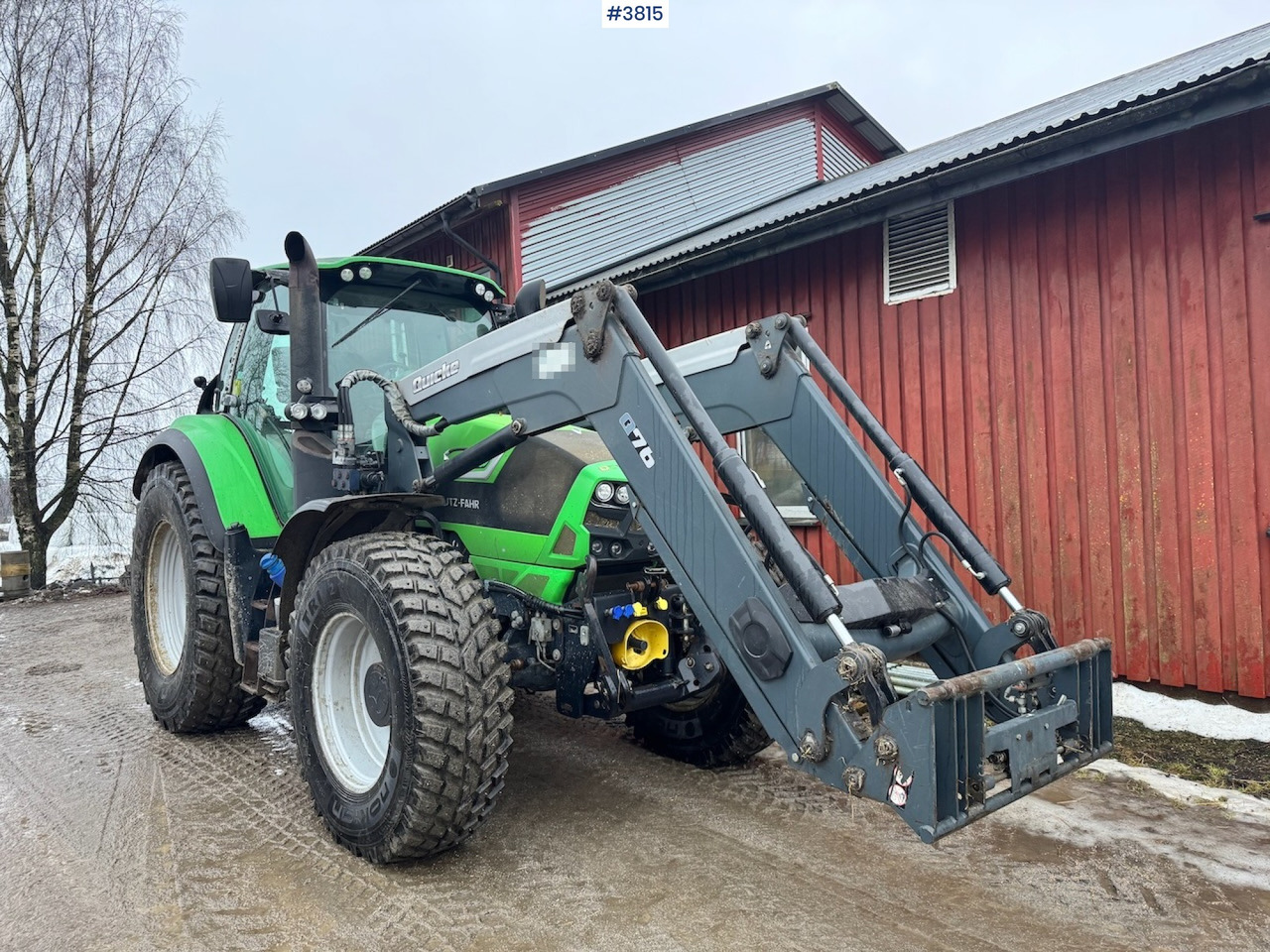 2015 Deutz-fahr 6190 Agrotron w/ Front loader, Front PTO and 2 sets of tires. - Tracteur agricole: photos 3 2015 Deutz-fahr 6190 Agrotron w/ Front loader, Front PTO and 2 sets of tires. - Tracteur agricole: photos 3