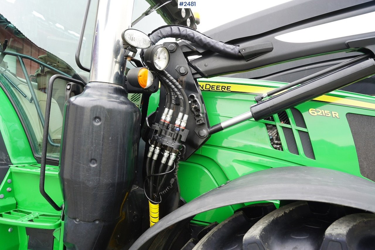 Tracteur agricole 2017 John Deere 6215R w/Quicke loader and front hydraulics: photos 29 Tracteur agricole 2017 John Deere 6215R w/Quicke loader and front hydraulics: photos 29