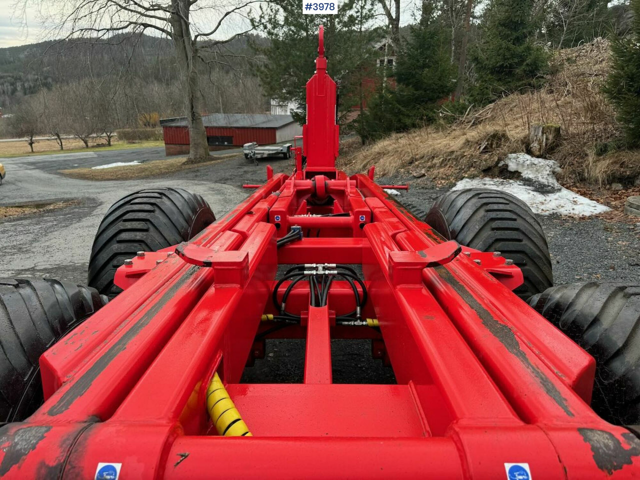 Remorque porte-engin surbaissée 2022 Bigab 15-19 hook trailer: photos 15