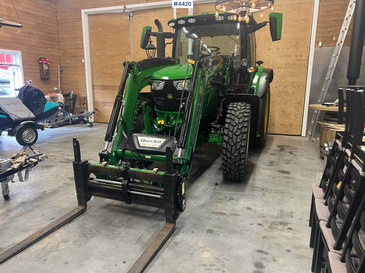 2024 John Deere 6150R w/ Quicke Front Loader & Bucket - Tracteur agricole: photos 3 2024 John Deere 6150R w/ Quicke Front Loader & Bucket - Tracteur agricole: photos 3