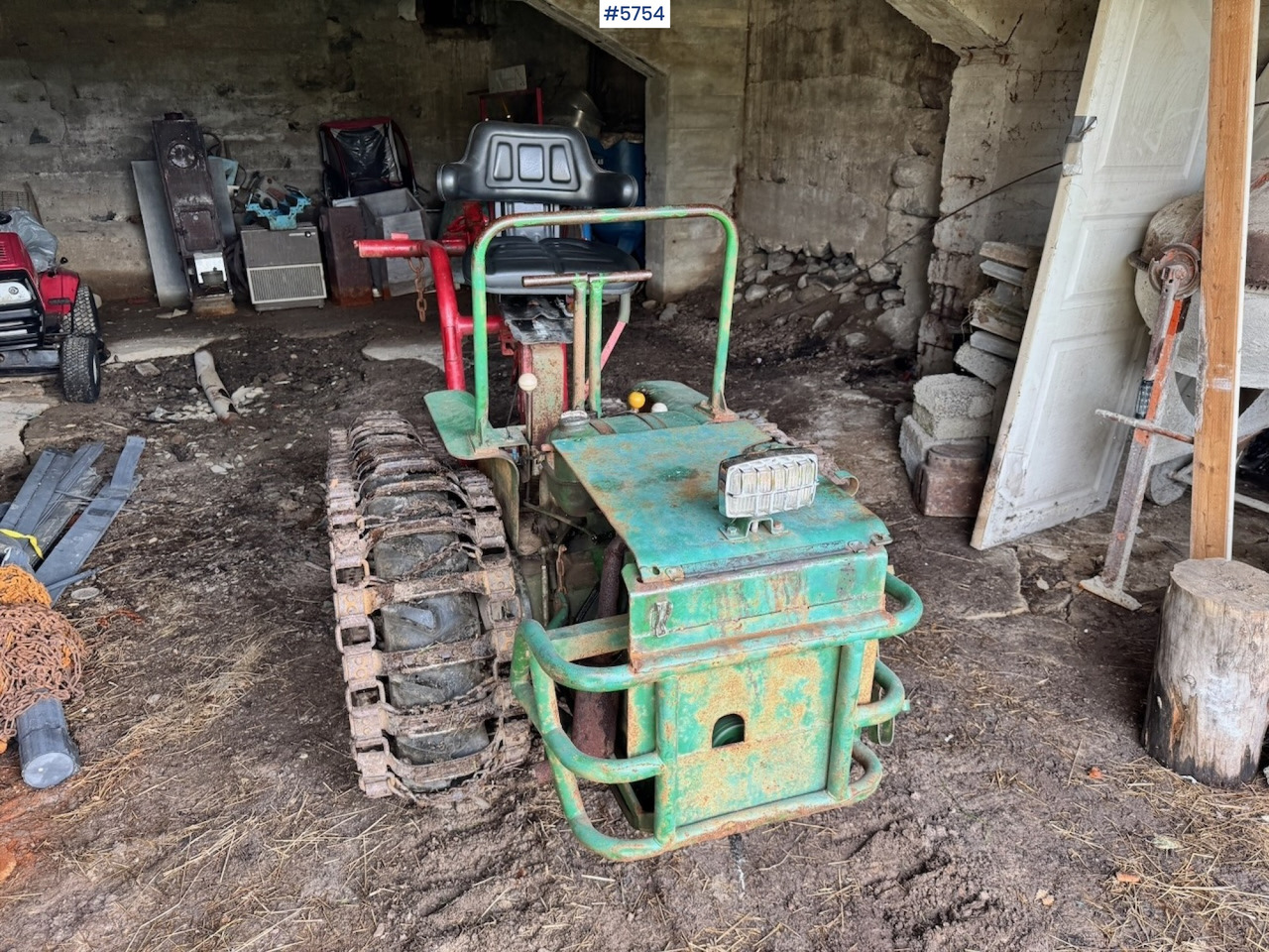Ca. 1960 Agria Drabant with Winch - Tracteur agricole: photos 2 Ca. 1960 Agria Drabant with Winch - Tracteur agricole: photos 2