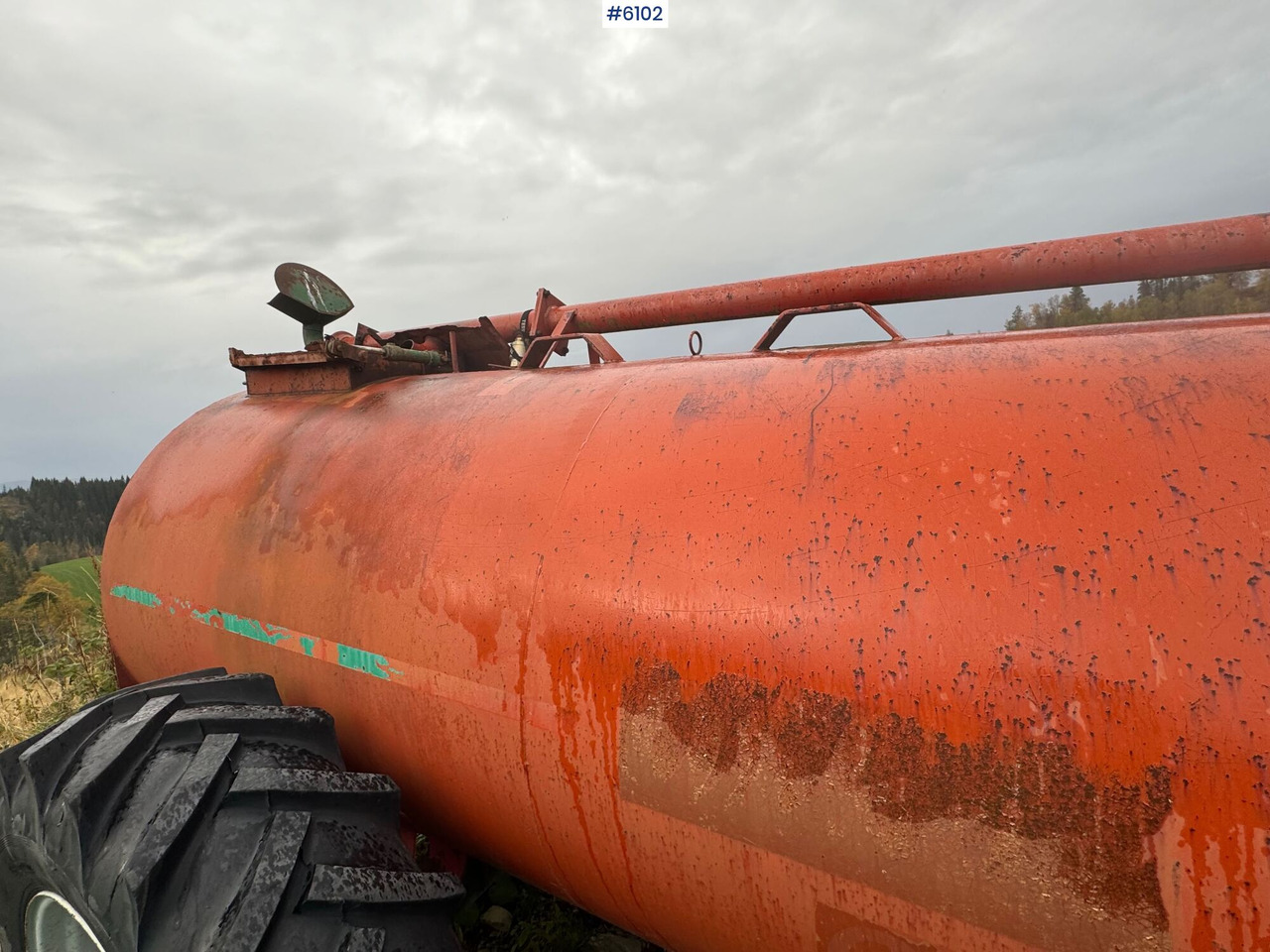 Tonne à lisier Orkel GV6000 fertilizer trailer: photos 11 Tonne à lisier Orkel GV6000 fertilizer trailer: photos 11