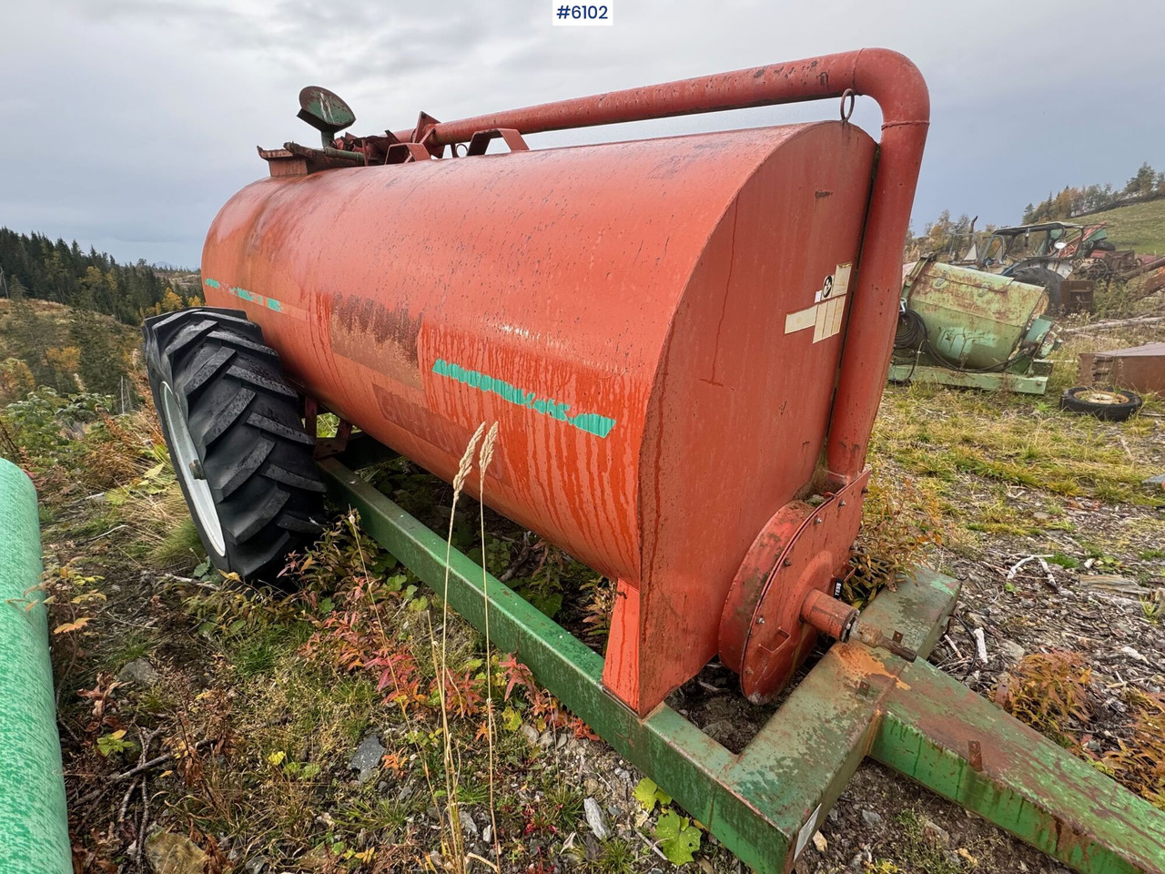 Tonne à lisier Orkel GV6000 fertilizer trailer: photos 9 Tonne à lisier Orkel GV6000 fertilizer trailer: photos 9