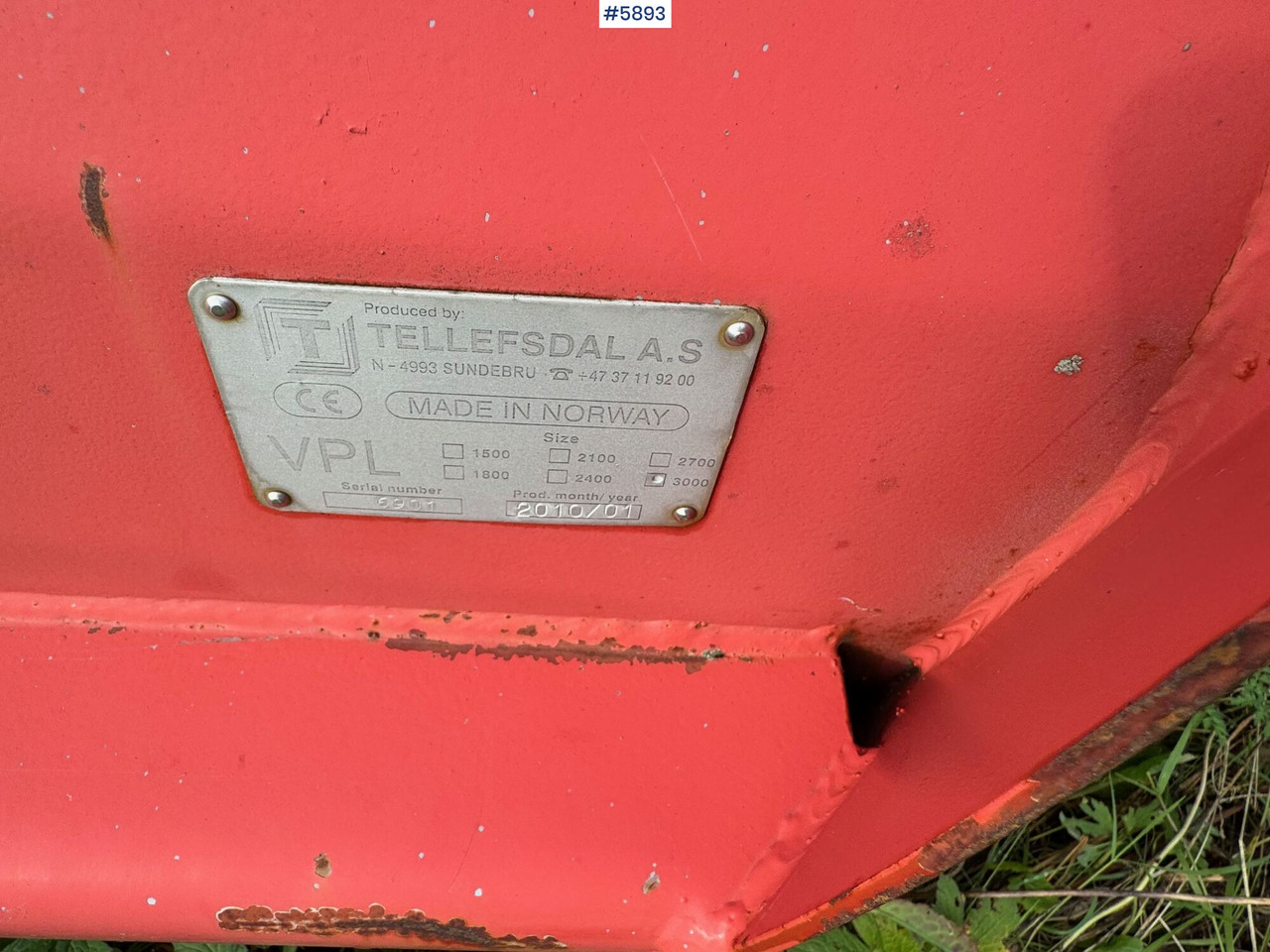 Véhicule de voirie/ Spécial Tellefsdal V-plow: photos 17