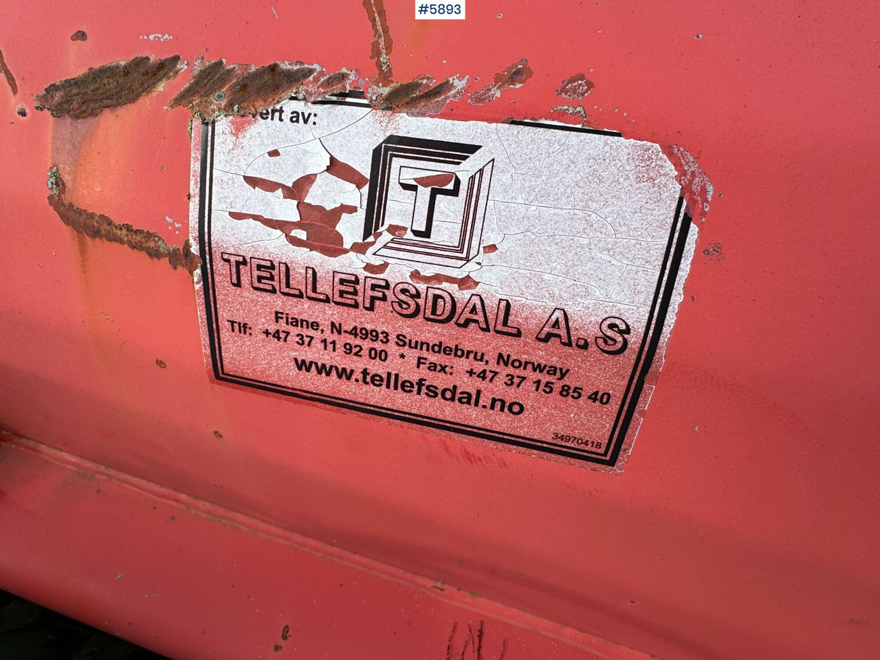 Véhicule de voirie/ Spécial Tellefsdal V-plow: photos 16