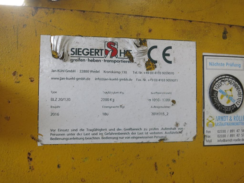 SIEGERT SHT BLZ 20- 120 - Grappin: photos 3 SIEGERT SHT BLZ 20- 120 - Grappin: photos 3