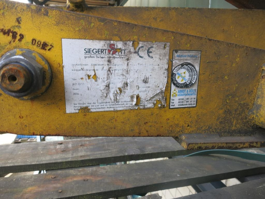 SIEGERT SHT BLZ 20-70 - Grappin: photos 3 SIEGERT SHT BLZ 20-70 - Grappin: photos 3