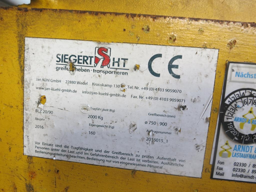 SIEGERT SHT BLZ 20-90 - Grappin: photos 2 SIEGERT SHT BLZ 20-90 - Grappin: photos 2