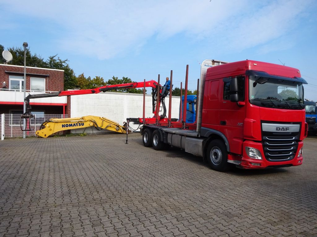 DAF XF 510 + EPSILON M120Z Holzheckladekran +Greifer - Camion grumier, Camion grue: photos 3 DAF XF 510 + EPSILON M120Z Holzheckladekran +Greifer - Camion grumier, Camion grue: photos 3