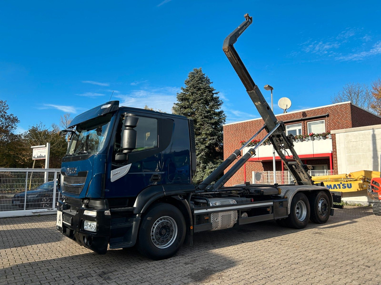 Iveco 460 Stralis MEILLER Abroller mit LIft-Lenkachse - Camion ampliroll: photos 5 Iveco 460 Stralis MEILLER Abroller mit LIft-Lenkachse - Camion ampliroll: photos 5