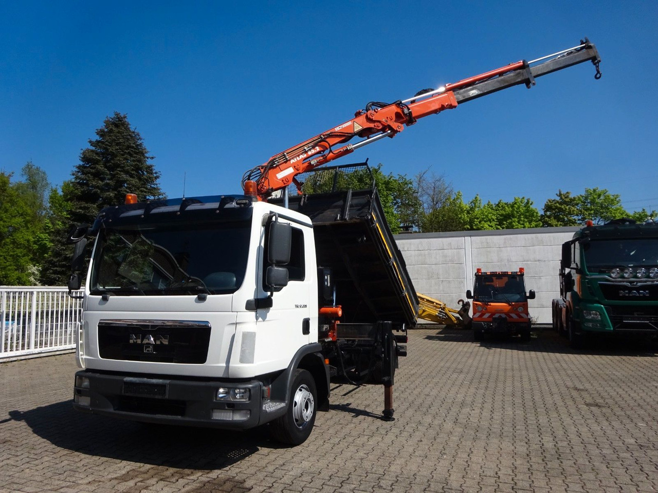 MAN 12.220 TGS + Atlas 85.2 Kran 4x2 - Camion benne, Camion grue: photos 5 MAN 12.220 TGS + Atlas 85.2 Kran 4x2 - Camion benne, Camion grue: photos 5