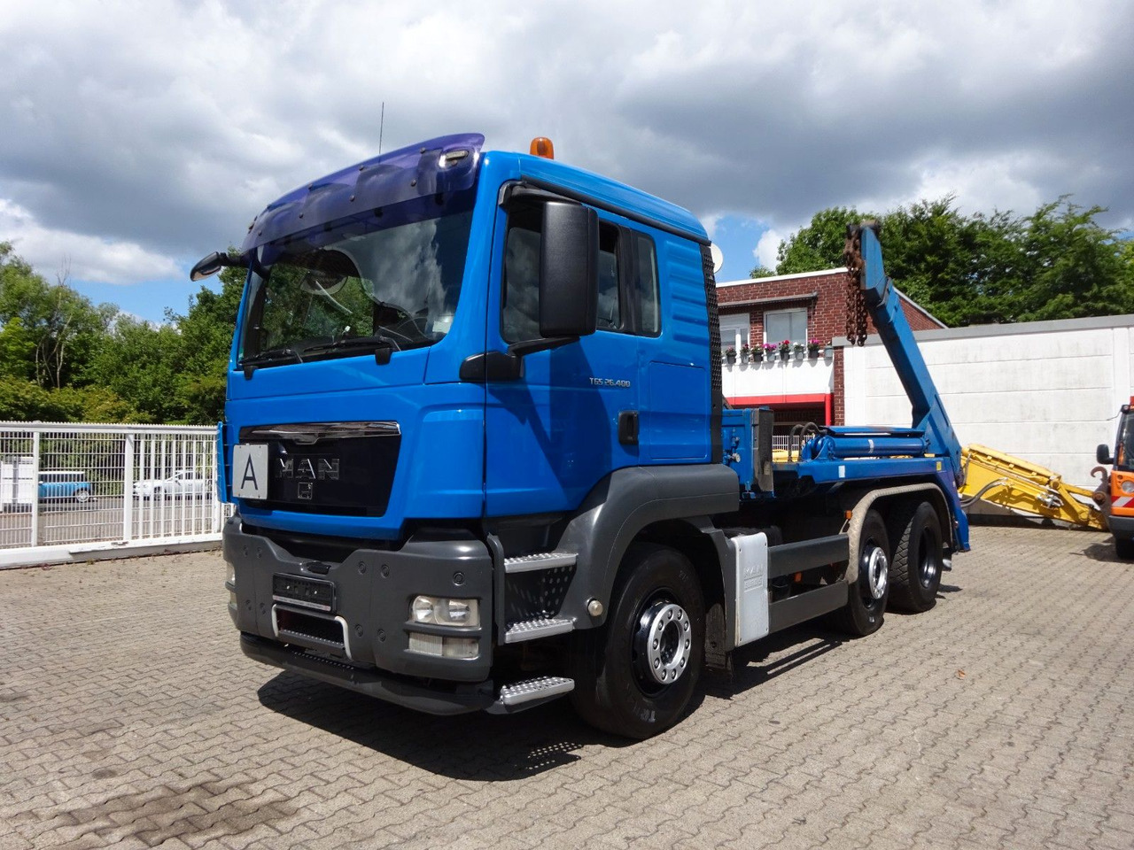 MAN 26.400 TGS MEILLER Absetzkipper + Lenkachse - Camion benne: photos 4 MAN 26.400 TGS MEILLER Absetzkipper + Lenkachse - Camion benne: photos 4