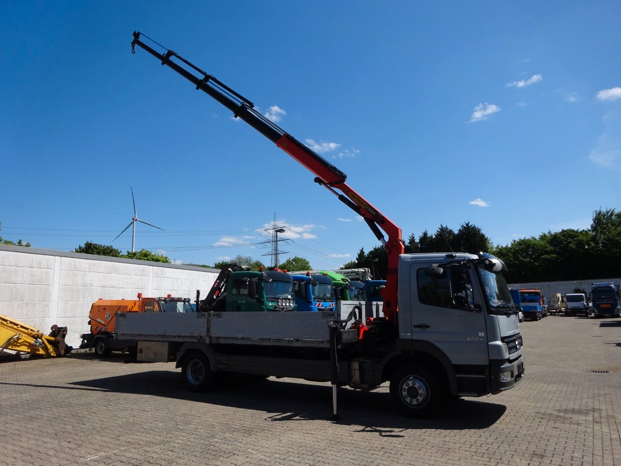 Mercedes-Benz 1222 Atego mit Palfinger PK8501 Kran 4x2 - Camion plateau, Camion grue: photos 4 Mercedes-Benz 1222 Atego mit Palfinger PK8501 Kran 4x2 - Camion plateau, Camion grue: photos 4