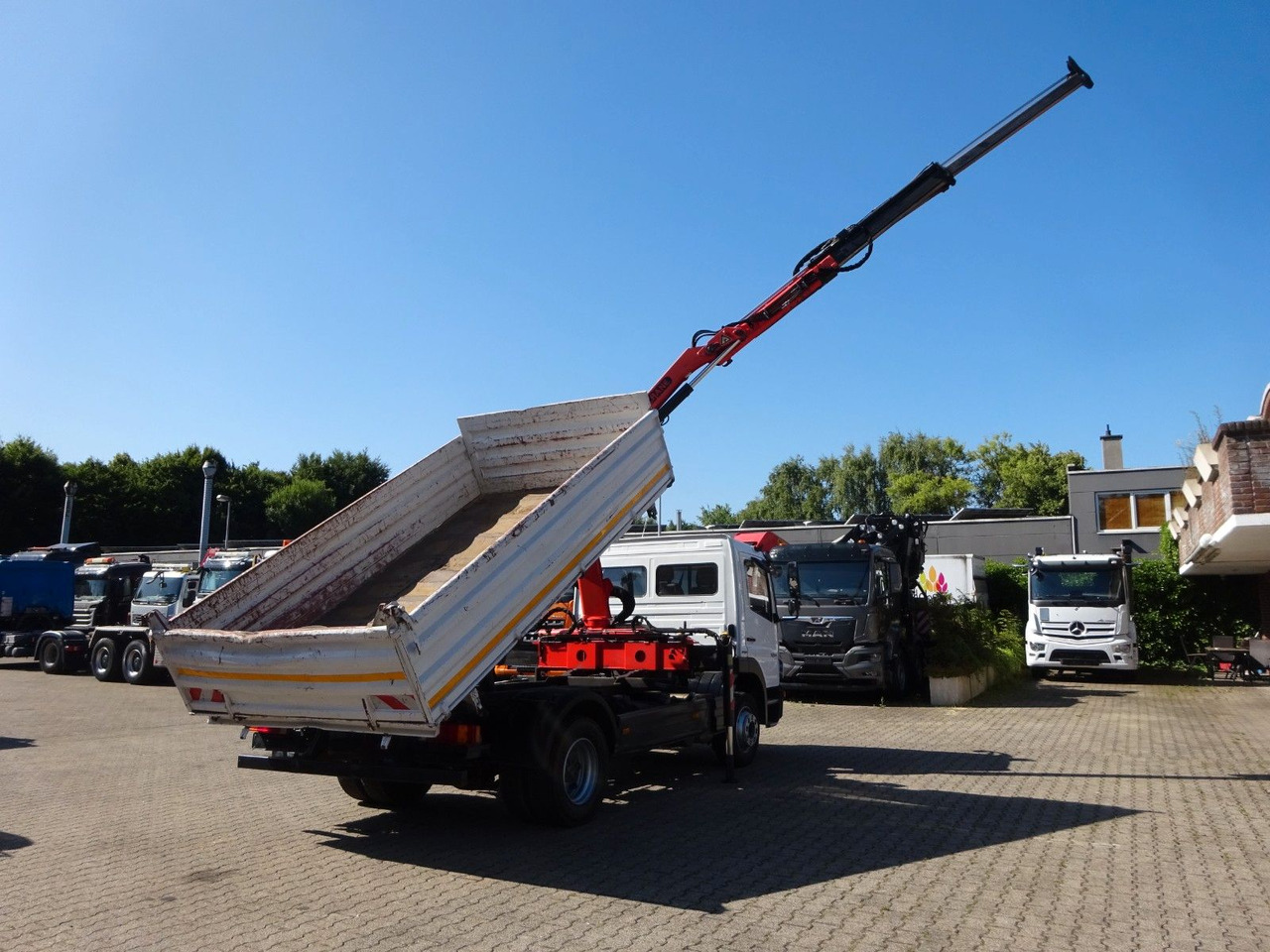 Mercedes-Benz 1224 Atego MEILLER 3Skipper + PK 8500 Kran - Camion benne, Camion grue: photos 5 Mercedes-Benz 1224 Atego MEILLER 3Skipper + PK 8500 Kran - Camion benne, Camion grue: photos 5