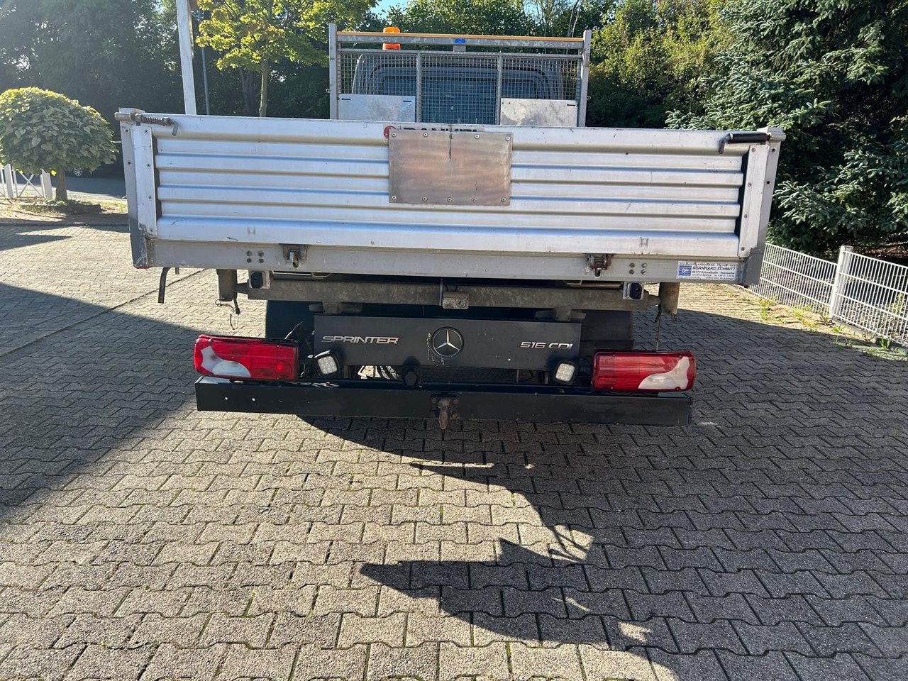 Utilitaire benne Mercedes-Benz 516CDI SPRINTER DAUTEL ALU-3SKIPPER System 2050: photos 6