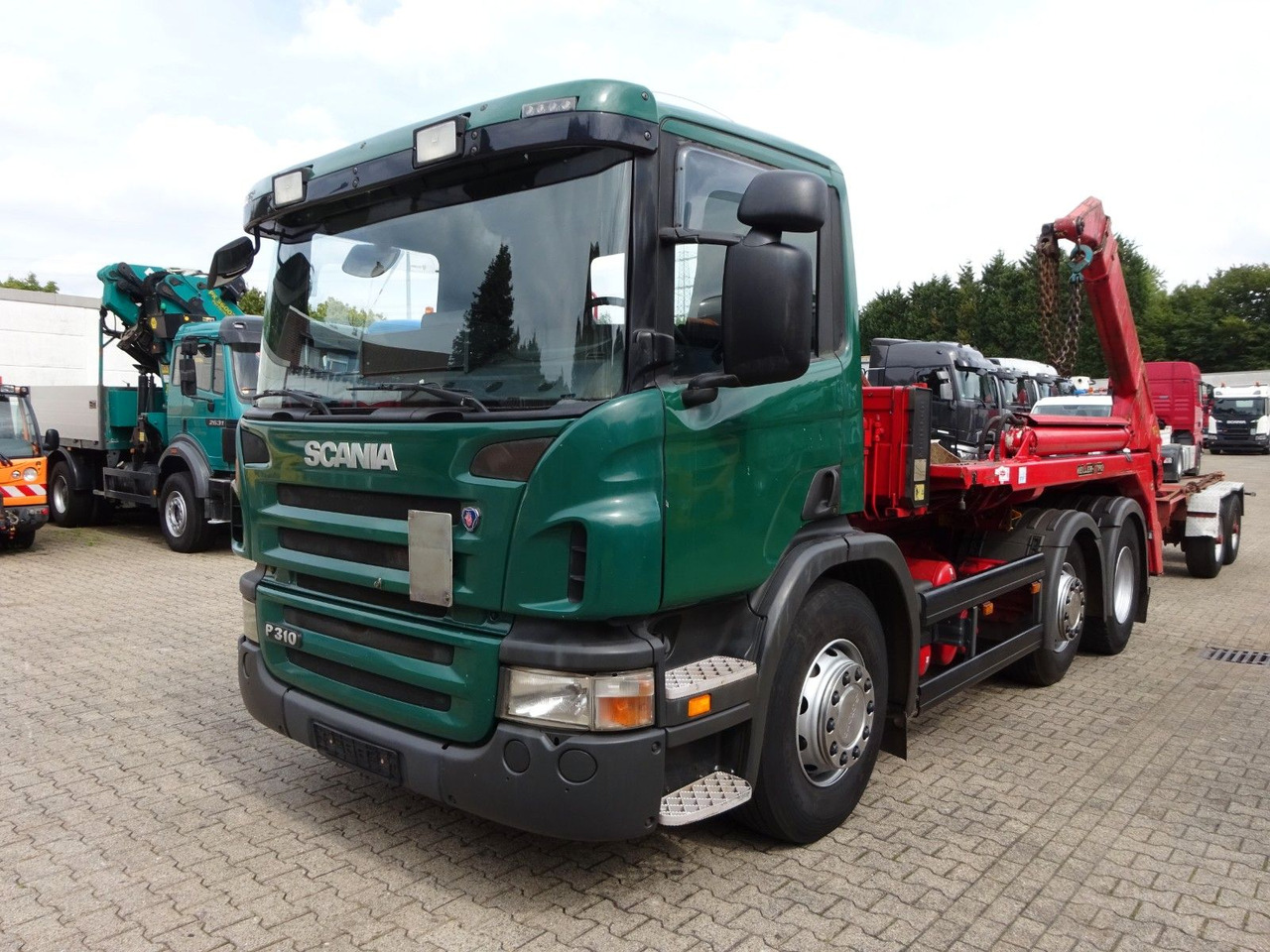 Scania P310 Absetzkipper MEILLER mit Lift+Lenkachse 6x2 - Camion benne: photos 1 Scania P310 Absetzkipper MEILLER mit Lift+Lenkachse 6x2 - Camion benne: photos 1