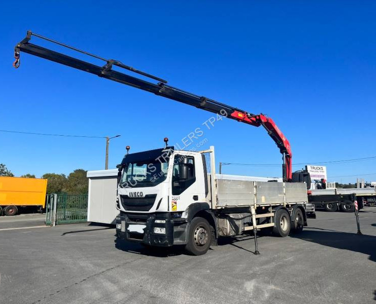 Iveco Stralis 400 - Camion plateau, Camion grue: photos 1 Iveco Stralis 400 - Camion plateau, Camion grue: photos 1