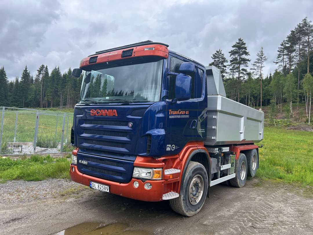 2008Lastebil/Dumper SCANIA R 420 CB6X2HNA EU-Godkjent - Camion benne: photos 1 2008Lastebil/Dumper SCANIA R 420 CB6X2HNA EU-Godkjent - Camion benne: photos 1
