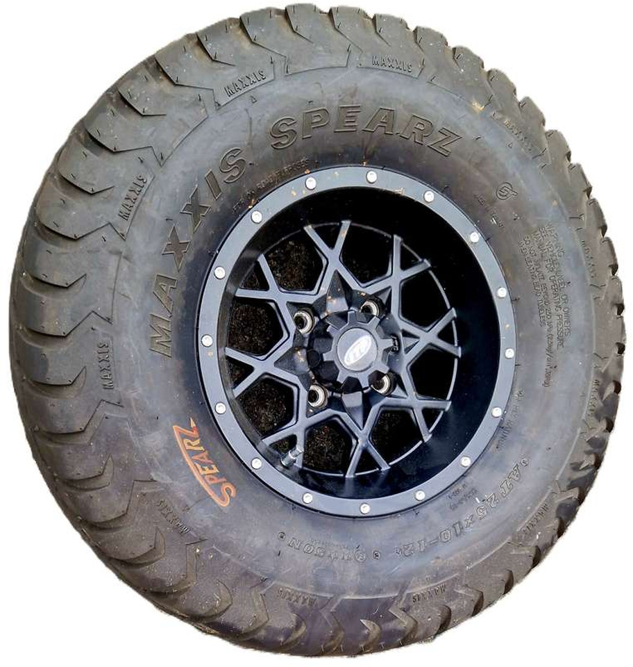 ATV-dekk med felger – Maxxis Spearz AT 25x10-12 – Blikkfang på hjul - Pneus et jantes: photos 1 ATV-dekk med felger – Maxxis Spearz AT 25x10-12 – Blikkfang på hjul - Pneus et jantes: photos 1