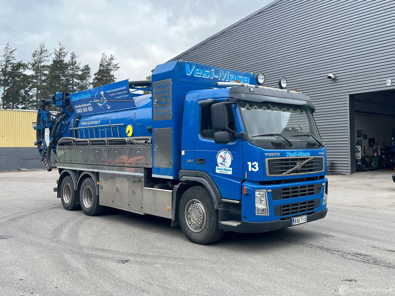 Volvo FM12, imu-paine kuorma-auto, 2005, Porvoo - Camion: photos 3 Volvo FM12, imu-paine kuorma-auto, 2005, Porvoo - Camion: photos 3