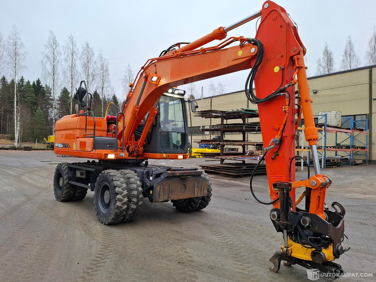 Doosan DX160W-3, 2013, Sonkajärvi - Pelle sur pneus: photos 2 Doosan DX160W-3, 2013, Sonkajärvi - Pelle sur pneus: photos 2