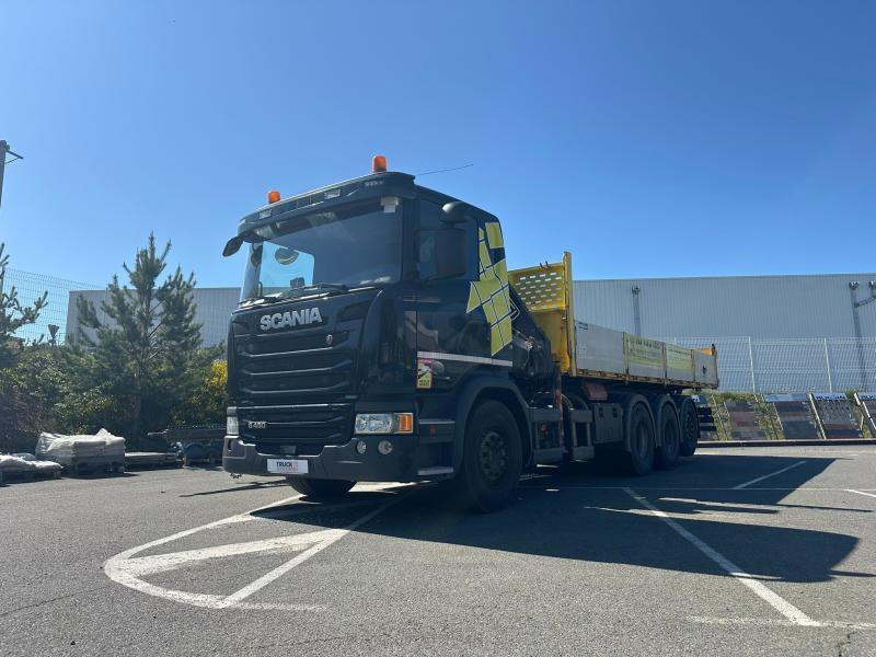 Scania G 450 - Camion plateau, Camion grue: photos 1 Scania G 450 - Camion plateau, Camion grue: photos 1