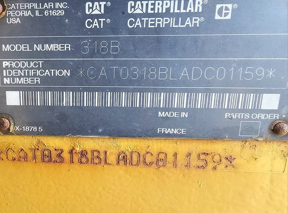 Pelle sur chenille CAT 318 B L: photos 39