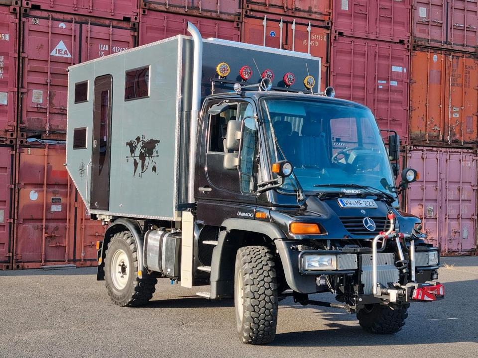Unimog U300 Wohnmobil Camper Mercedes-Benz 405 U 300 400 Expeditionsfahrzeug Expeditionsmobil - Camping-car: photos 1 Unimog U300 Wohnmobil Camper Mercedes-Benz 405 U 300 400 Expeditionsfahrzeug Expeditionsmobil - Camping-car: photos 1