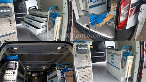 Fourgonnette Ford Transit Sortimo Werkstatt 15xauf Lager 1.Hand: photos 17