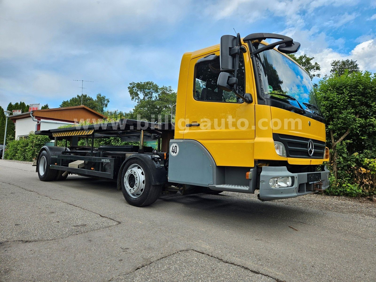 Mercedes-Benz Kamag * WBH 25 * Wiesel * Umsetzer * Sattelkupp. - Camion porte-conteneur/ Caisse mobile: photos 1 Mercedes-Benz Kamag * WBH 25 * Wiesel * Umsetzer * Sattelkupp. - Camion porte-conteneur/ Caisse mobile: photos 1