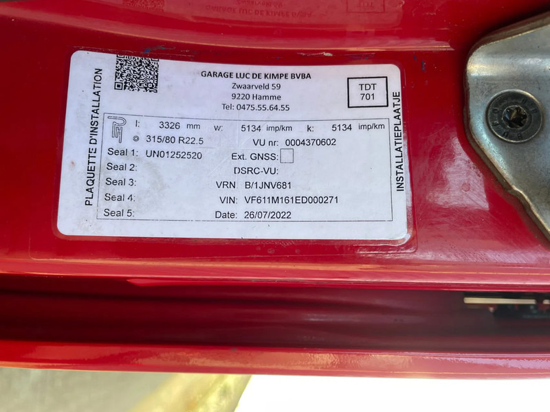 Renault T 460 / VOLLEDIG LUCHT GEVEERD / ALU VELGEN / HANDGESCHAKELD / LOW KM / en crédit-bail Renault T 460 / VOLLEDIG LUCHT GEVEERD / ALU VELGEN / HANDGESCHAKELD / LOW KM /: photos 10