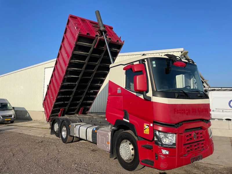 Renault T / 6x2 VOLLEDIG LUCHTGEVEERD / ALU VELGEN / HANDGESCHAKELD / LOW KM / ALU KIPPER 22.5 M3 - Camion benne: photos 1 Renault T / 6x2 VOLLEDIG LUCHTGEVEERD / ALU VELGEN / HANDGESCHAKELD / LOW KM / ALU KIPPER 22.5 M3 - Camion benne: photos 1