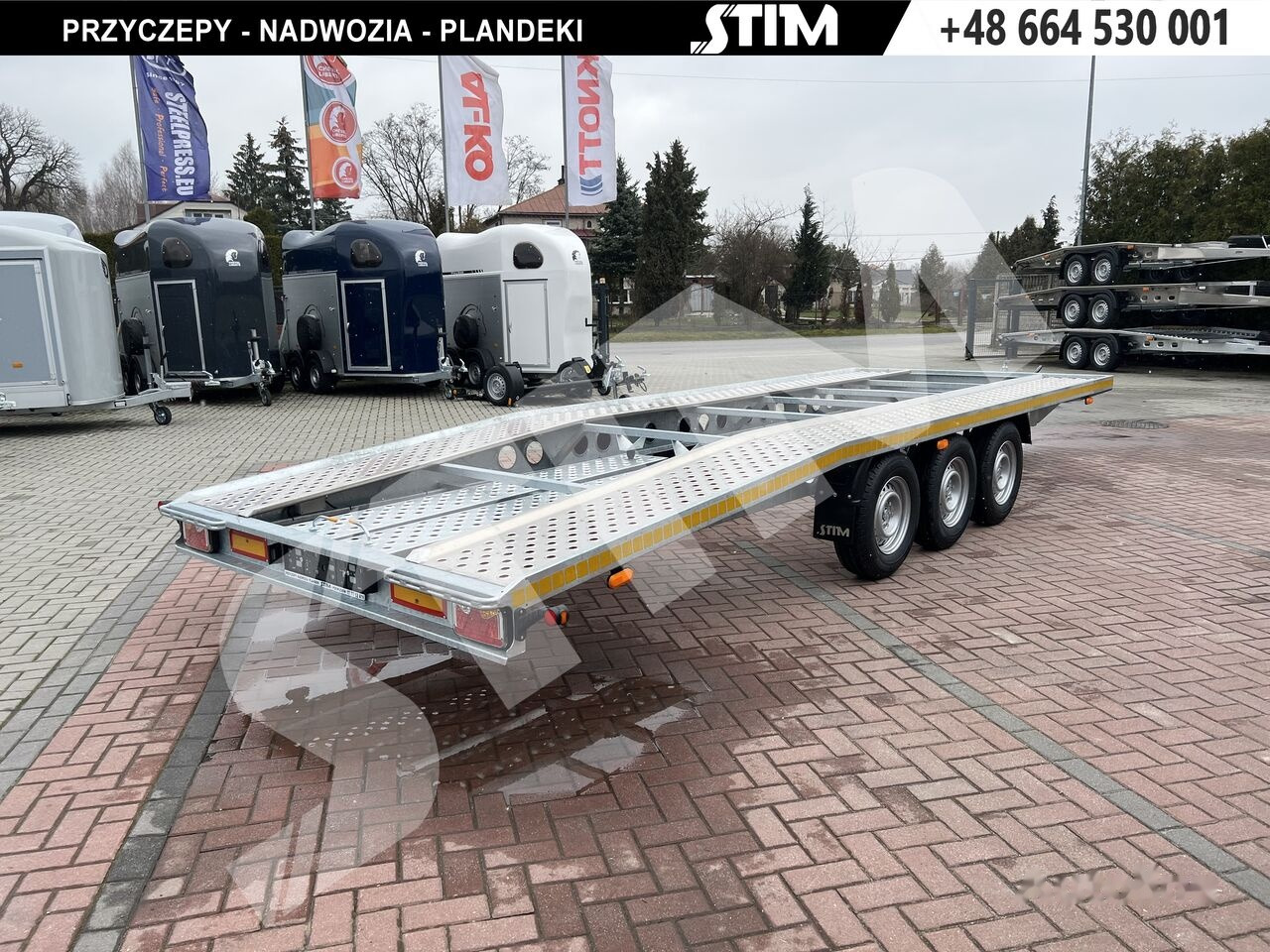 Stim L23/PP-TS/60-35S - Remorque porte-voitures: photos 2 Stim L23/PP-TS/60-35S - Remorque porte-voitures: photos 2