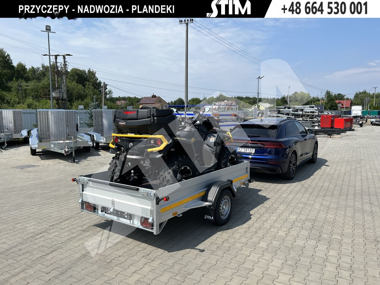 Stim S11-QT/750WB - uchylna - Remorque voiture: photos 1 Stim S11-QT/750WB - uchylna - Remorque voiture: photos 1
