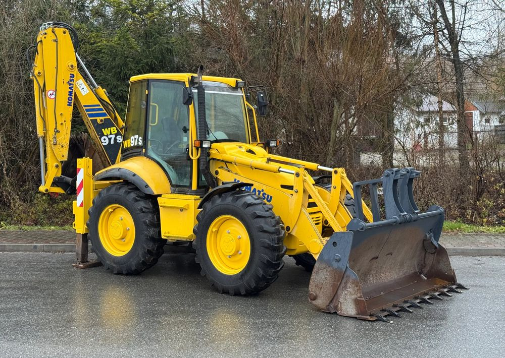 Komatsu * Koparko Ładowarka * Komatsu WB 97 S Utility * - Tractopelle: photos 2 Komatsu * Koparko Ładowarka * Komatsu WB 97 S Utility * - Tractopelle: photos 2