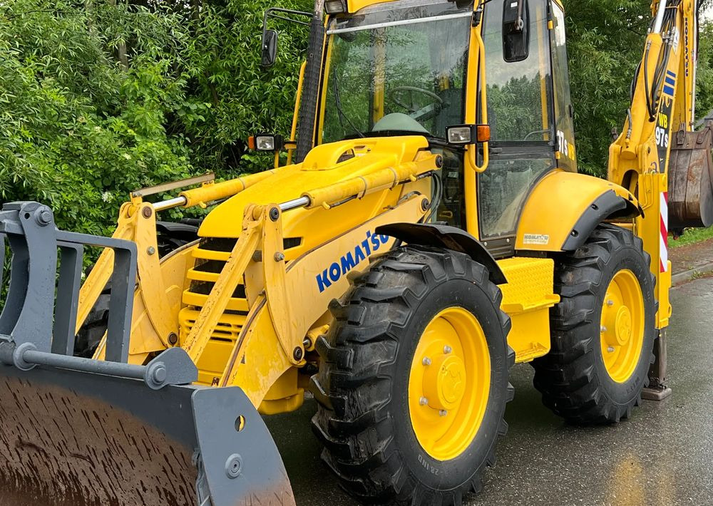 Tractopelle Komatsu * Koparko Ładowarka * Komatsu WB 97 S Utility *: photos 20