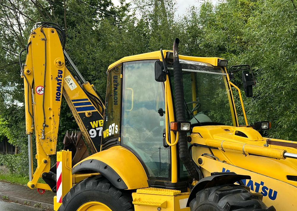Tractopelle Komatsu * Koparko Ładowarka * Komatsu WB 97 S Utility *: photos 10