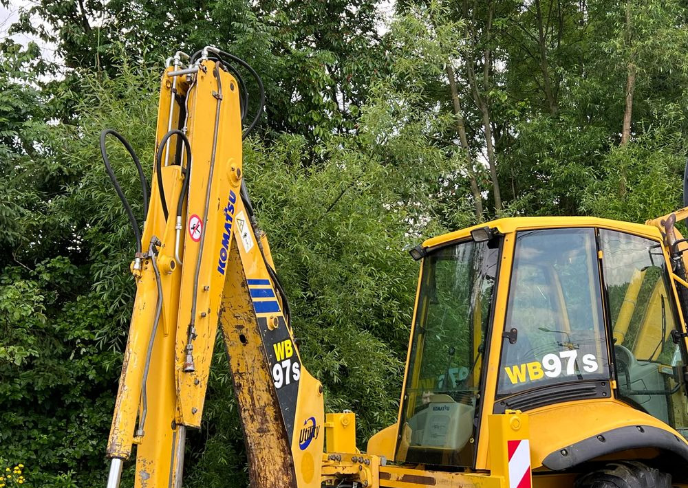 Tractopelle Komatsu * Koparko Ładowarka * Komatsu WB 97 S Utility *: photos 18